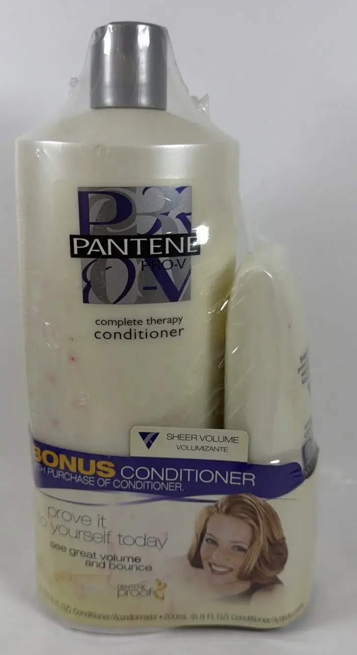 Pantene Pro-V 33.9 Fl Oz Complete Therapy Conditioner & 6.8 Fl Oz Conditioner